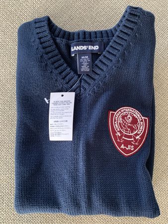 Vest, from Japan for international school, new