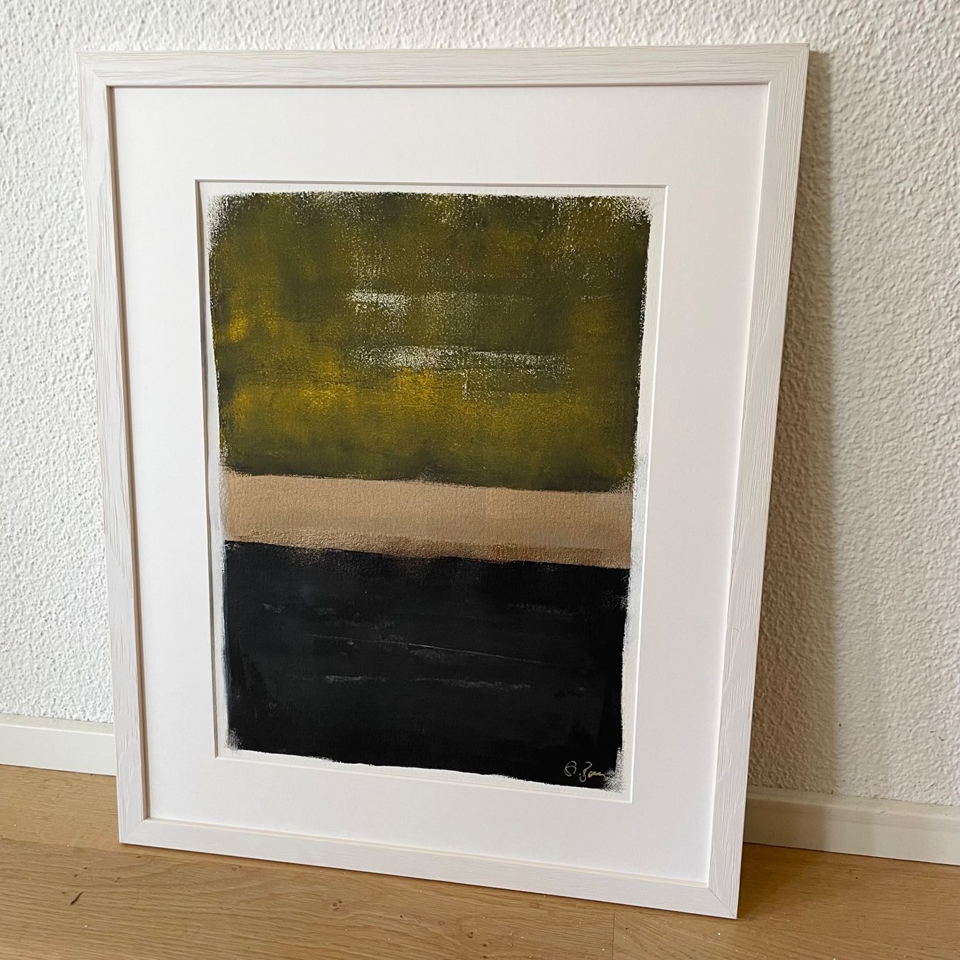 Dipinti: Gold Horizon Moderne Kunst Acryl Expressionismus Abstrakt – Nuovo (secondo la descrizione) da St. Niklausen LU venduto da Stefan_Bammert_Art