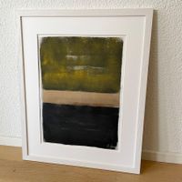 Gold Horizon Moderne Kunst Acryl Expressionismus Abstrakt