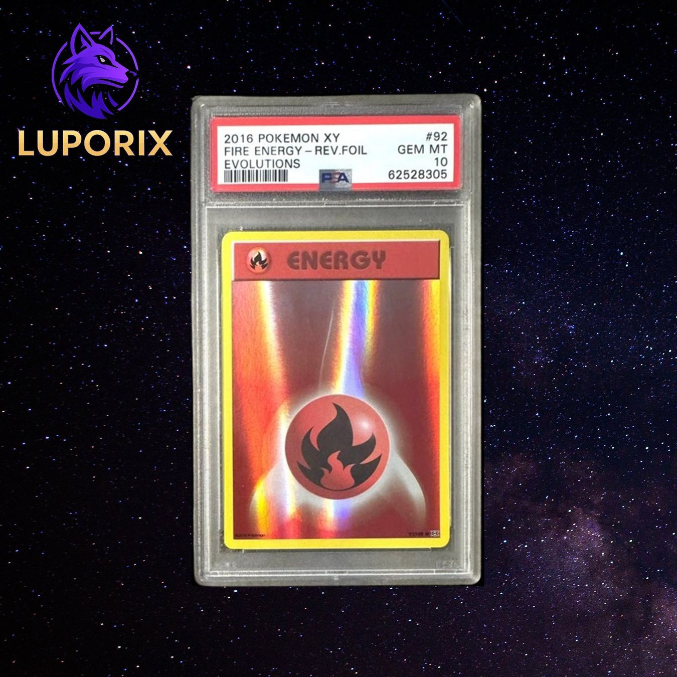 Pokémon Sammelbilder & Trading cards: Pokemon PSA 10 Fire Energy Reverse Holo Evolutions 92/108 – Neu (gemäss Beschreibung) aus Oensingen von CSCollectors