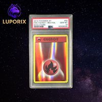 Pokemon PSA 10 Fire Energy Reverse Holo Evolutions 92/108
