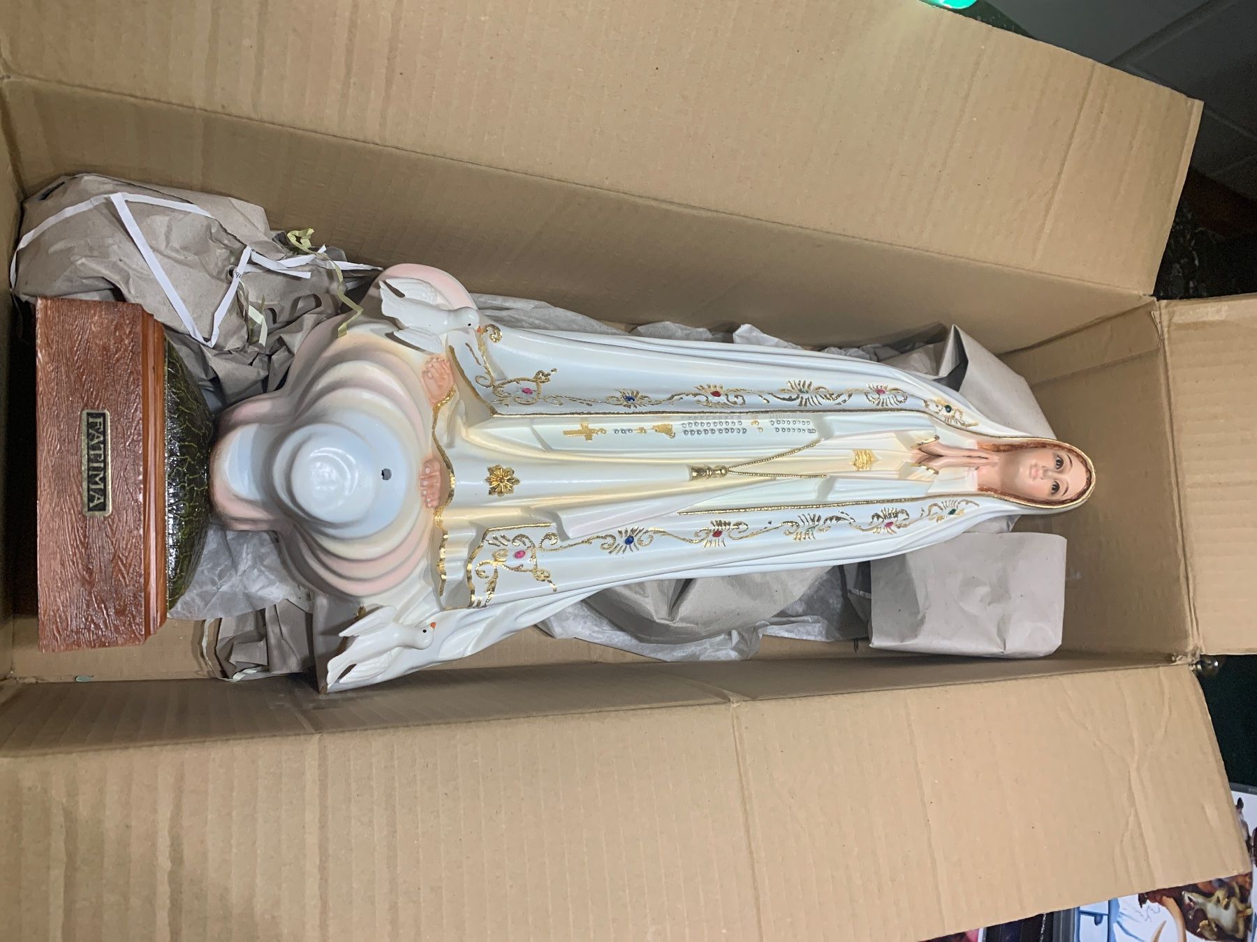 Sculture & Statue: Statue von Fatima – Nuovo e nell'imballaggio originale da Schneisingen venduto da Pschubi