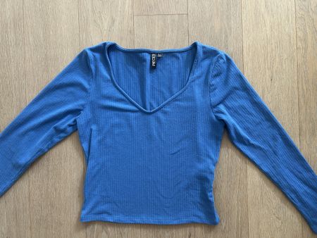 Longsleeve blau, Grösse M