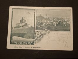Ansichtskarte Schloss Uster gelaufen Jahrgang 1902