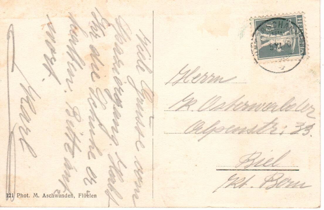 Cartoline postali: Unterschächen – Usato da Wolhusen venduto da Curver9 1