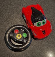 Ferrari Rennauto mit Lenkrad für Kinder, voll funktionsfähig