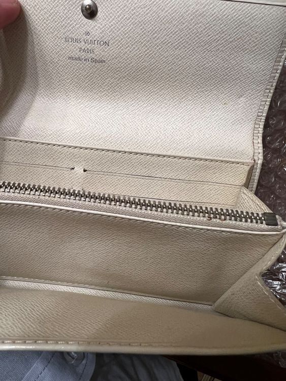 Louis Vuitton Portafogli: Louis Vuitton Sarah Wallet - Epi Leder - weiss – Usato da Oensingen venduto da TheBaggyClub 7