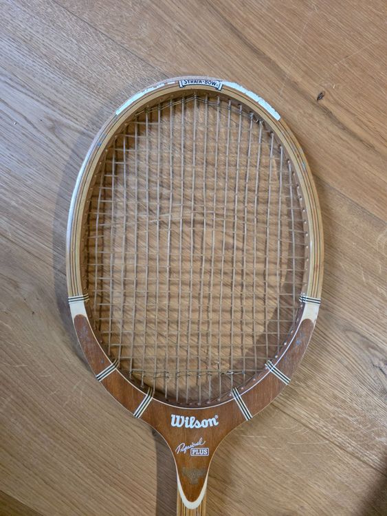 Vintage Holz Tennis Racket Wilson Professional Plus (Gebraucht) in ...