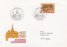 450 Jahre Universität Lausanne FDC