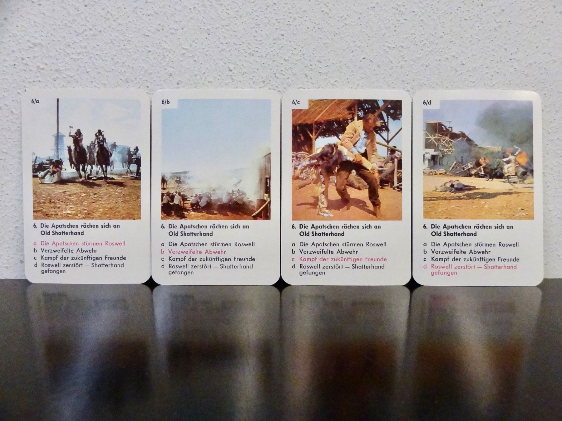 Giochi: schönes altes Quartett WINNETOU – Usato da Kerzers venduto da wisaundso 6