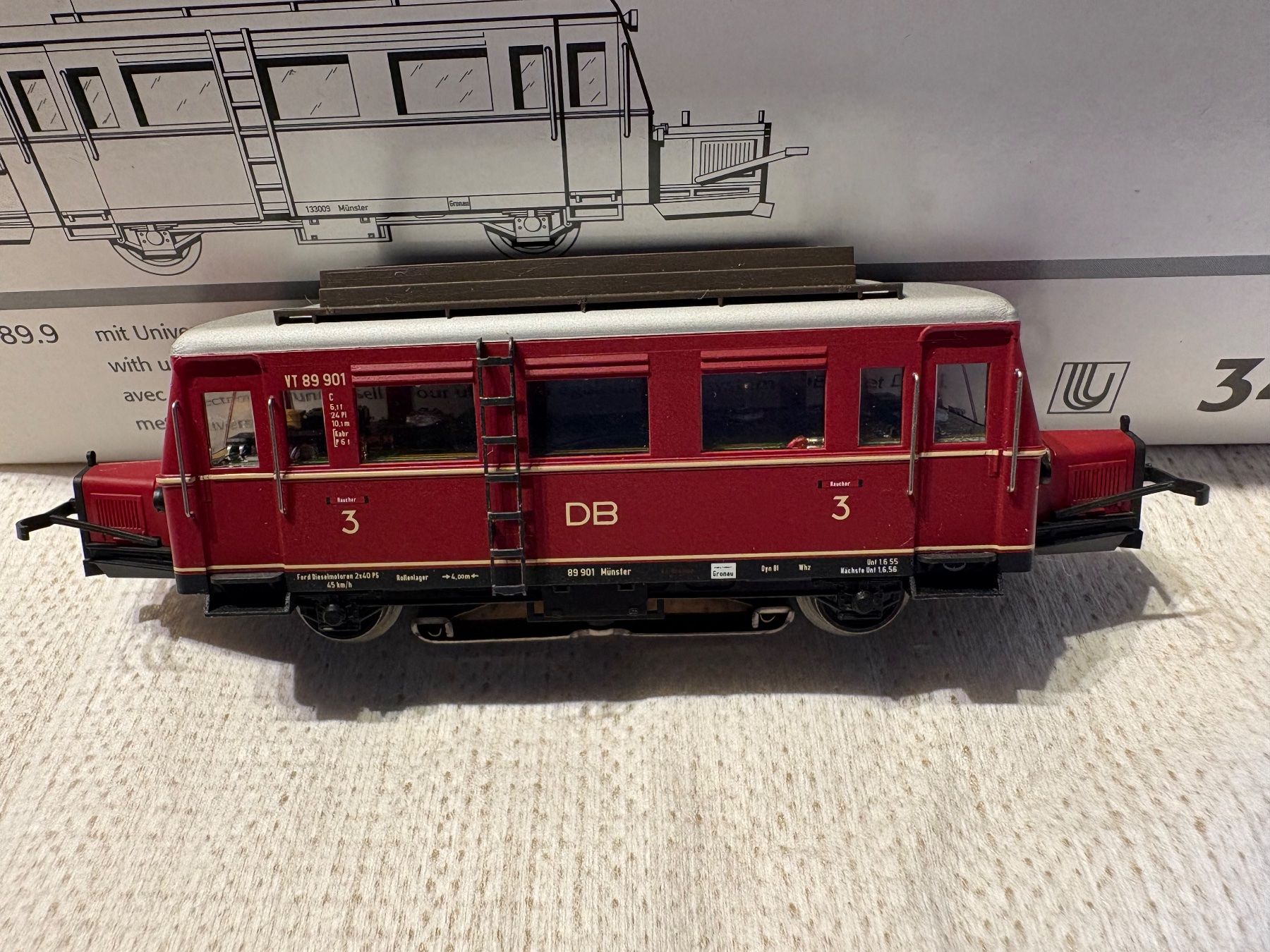 Märklin Modellini di ferrovie: Maerklin 34232 VT 89.9 – Nuovo e nell'imballaggio originale da Corcelles Payerne venduto da Pierre66 1