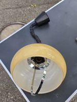 Hängeleuchte Gelb Glas Chrom Metall flexibel gebraucht