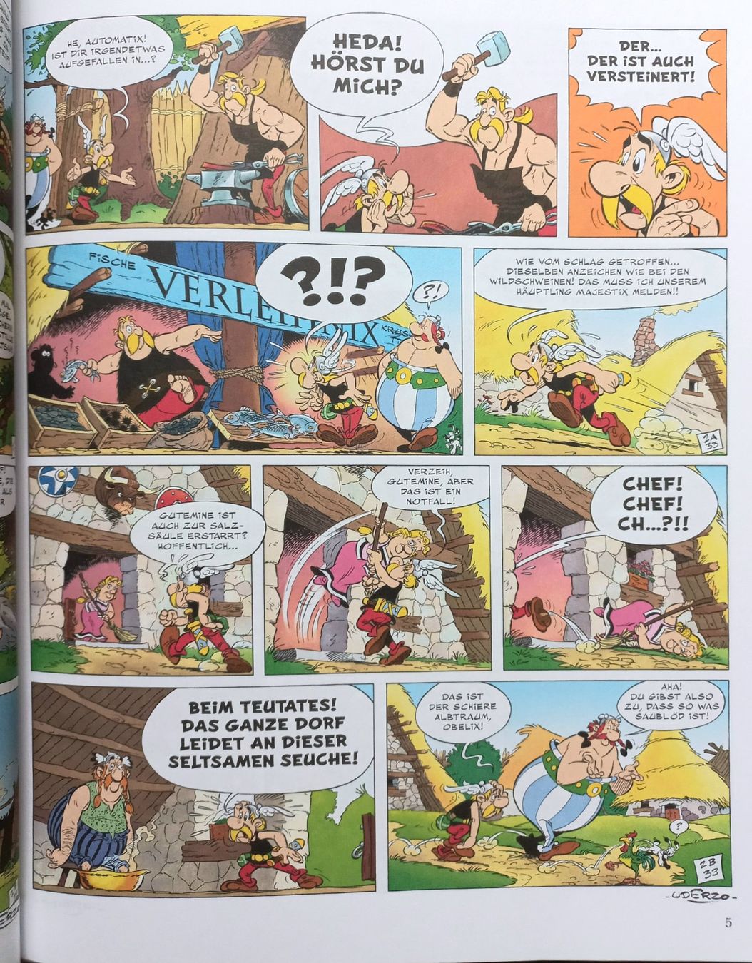Fumetti: Comic - Asterix 33 - Gallien in Gefahr – Nuovo (secondo la descrizione) da Niederuzwil venduto da lubimaja 1