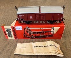 brauner DB-Güterwagen mit Aufstell-Schiebedach, neu & OVP