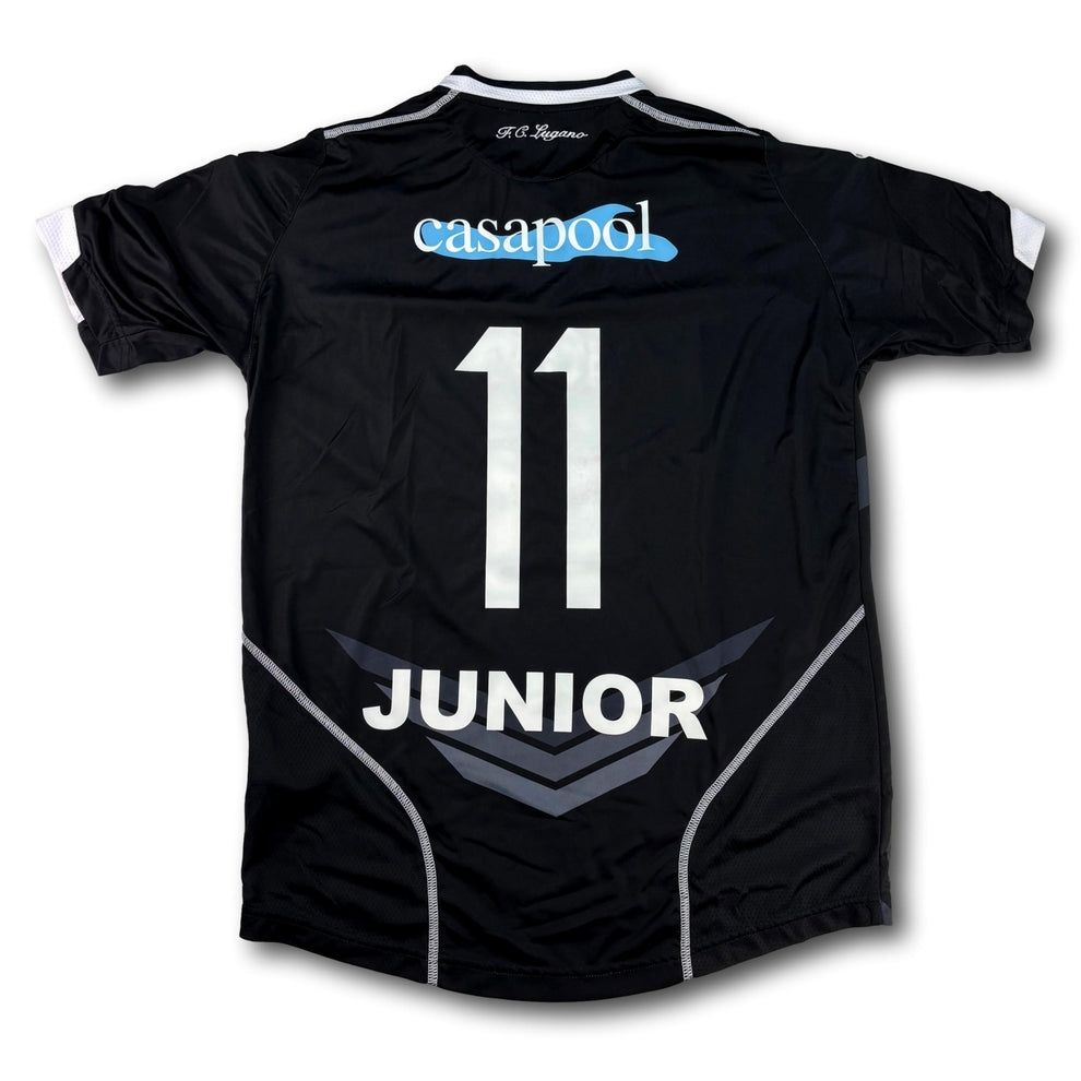 Leibchen & Hosen: FC Lugano - 2017-18 - Spielgetragen - Heim - L - Junior – Gebraucht aus Bolligen von ToTheJerseyEquipment