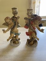 2 Engel Kerzenständer made in Italy