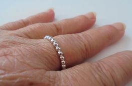 Echtschmuck: Silberring 925er Sterling-Silber 18/56