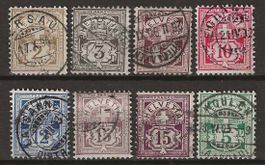 CH058b - Type chiffre 58b-65b obl.