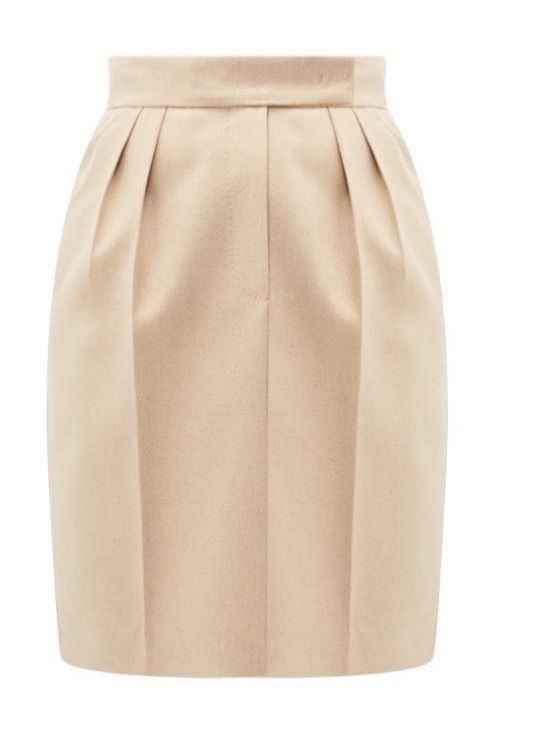 Max Mara Gonne: Max Mara Laufsteg-Rock - Kaschmir-Rock – Nuovo e nell'imballaggio originale da zürich venduto da Ildiavolovesteprada 1