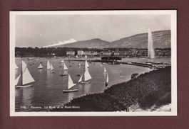 GENEVE - Rade et Mont-Blanc