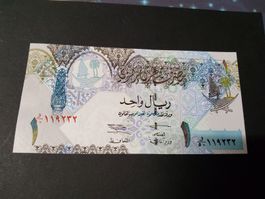 Katar 🇶🇦 1 Riyal - Banknote aus 1996 NEU