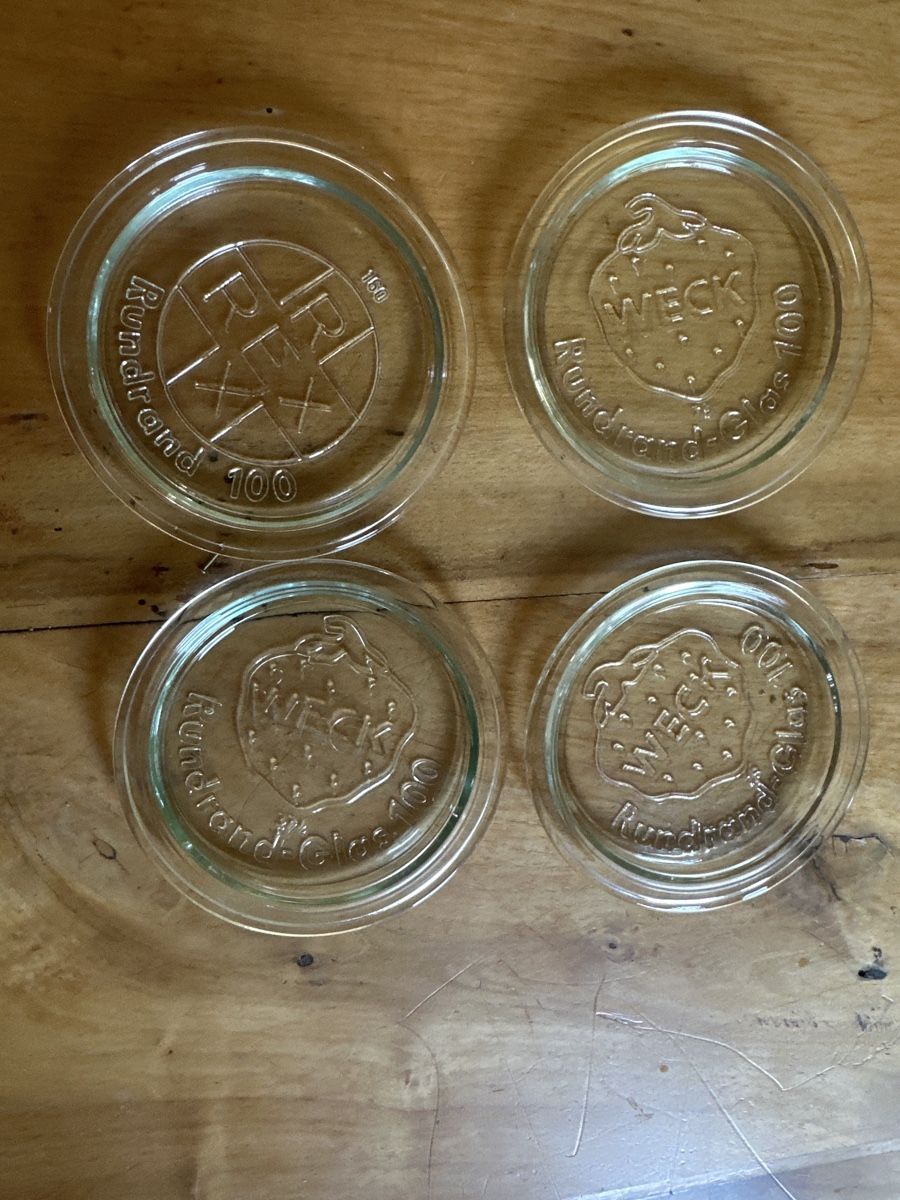 Sottobicchieri: Vintage Weck Deckel für Gläser oder Untersetzer – Usato da Frauenfeld venduto da aluma14 3