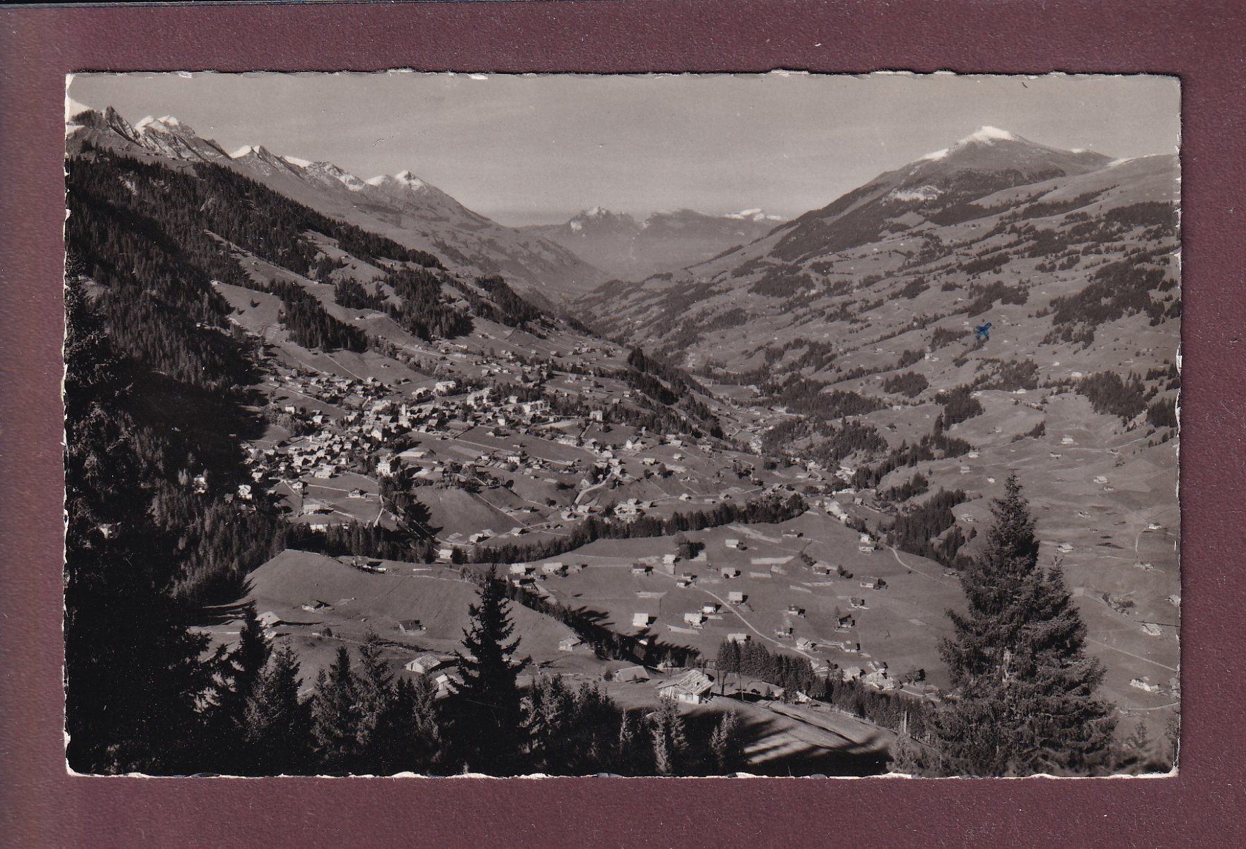 Cartoline postali: ADELBODEN - Niesen - 1953 – Usato da Pully venduto da nicecards