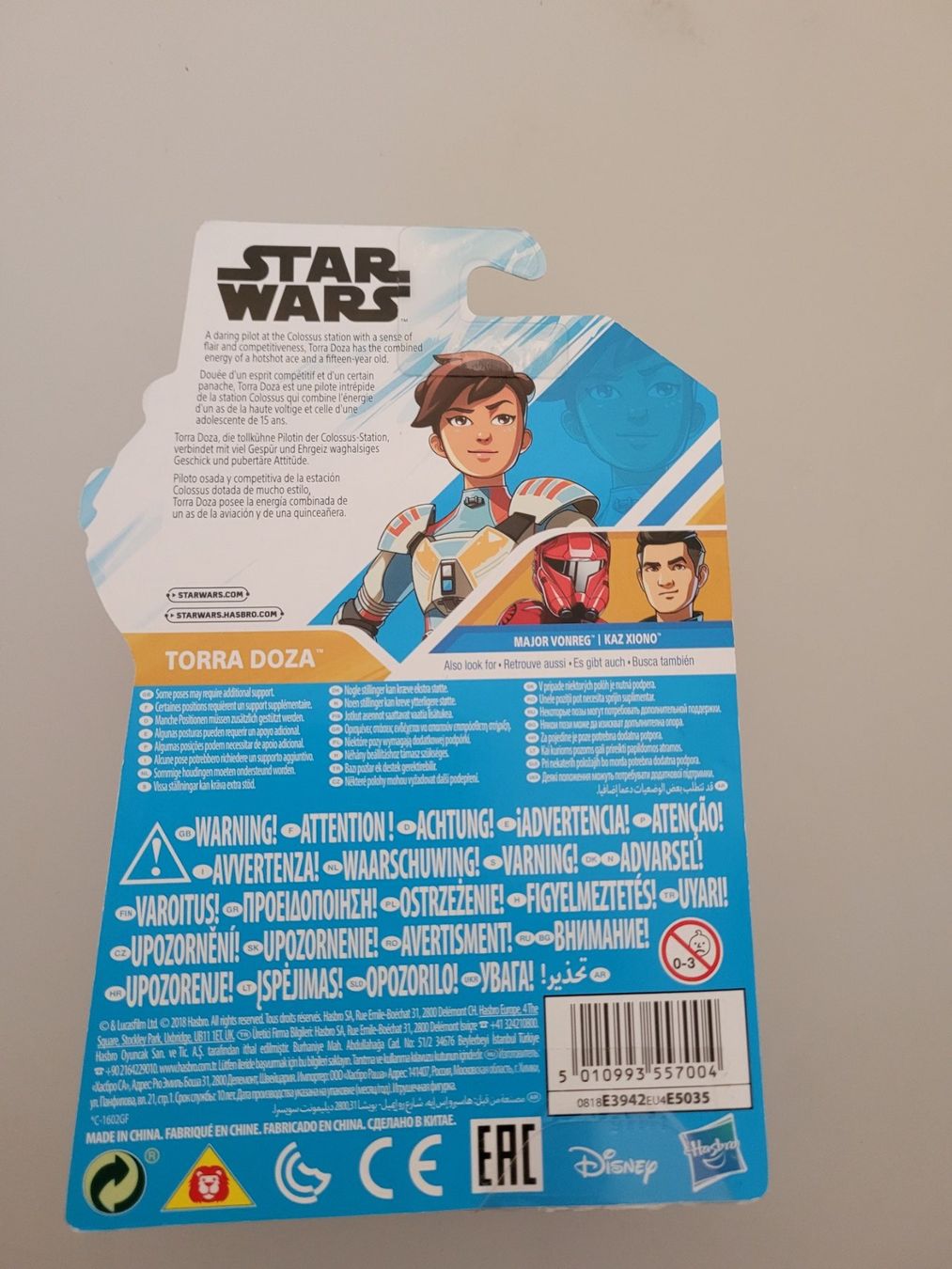 Star Wars Giocattoli: Star Wars Figur Torra Doza. Ab 4 Jahren – Nuovo e nell'imballaggio originale da Oberuzwil venduto da aseinkaufswelt 1
