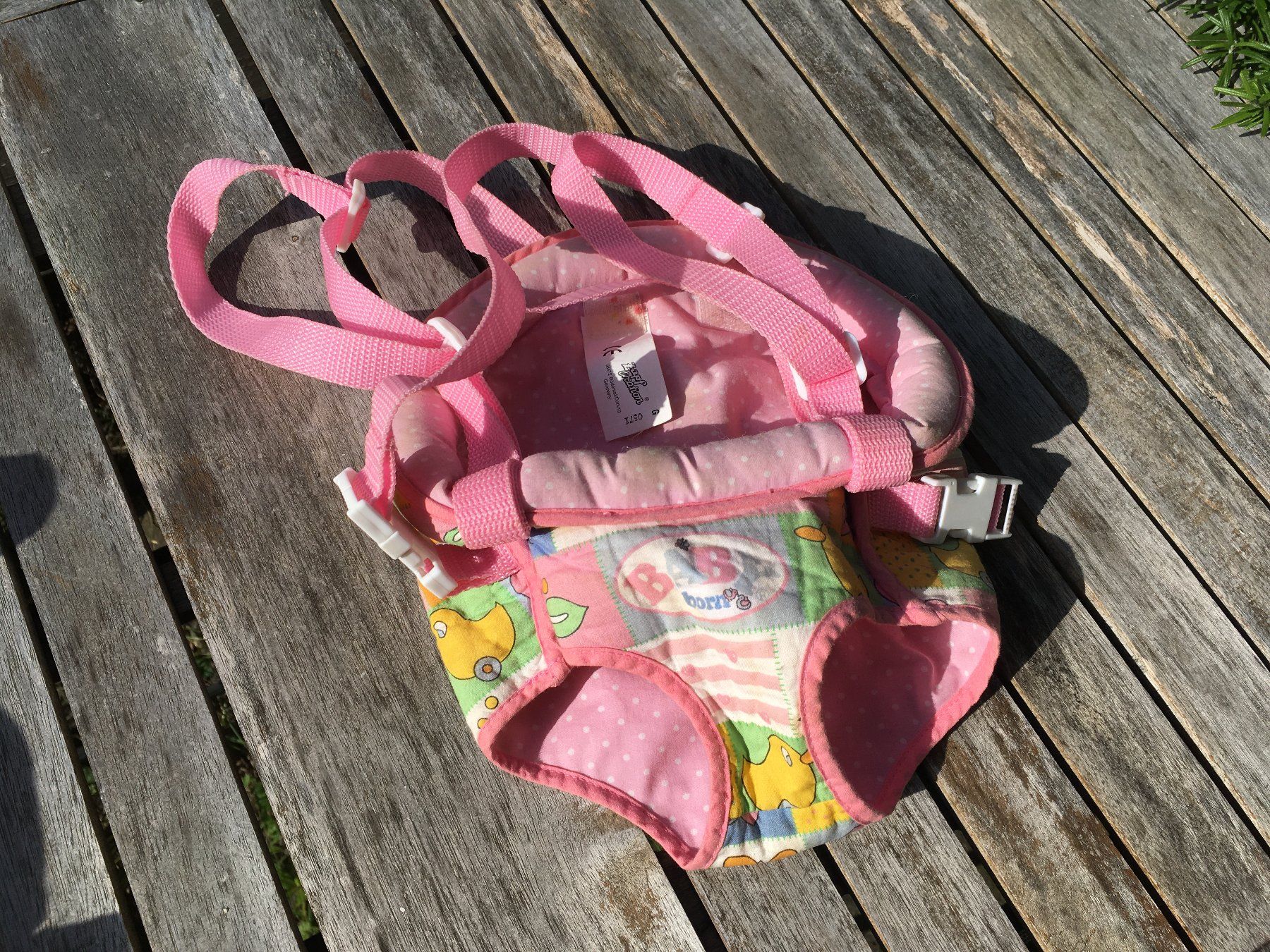 Puppen: Puppe mit passender Tragtasche und Bauchtrage – Gebraucht aus Zürich von Anatas1 5