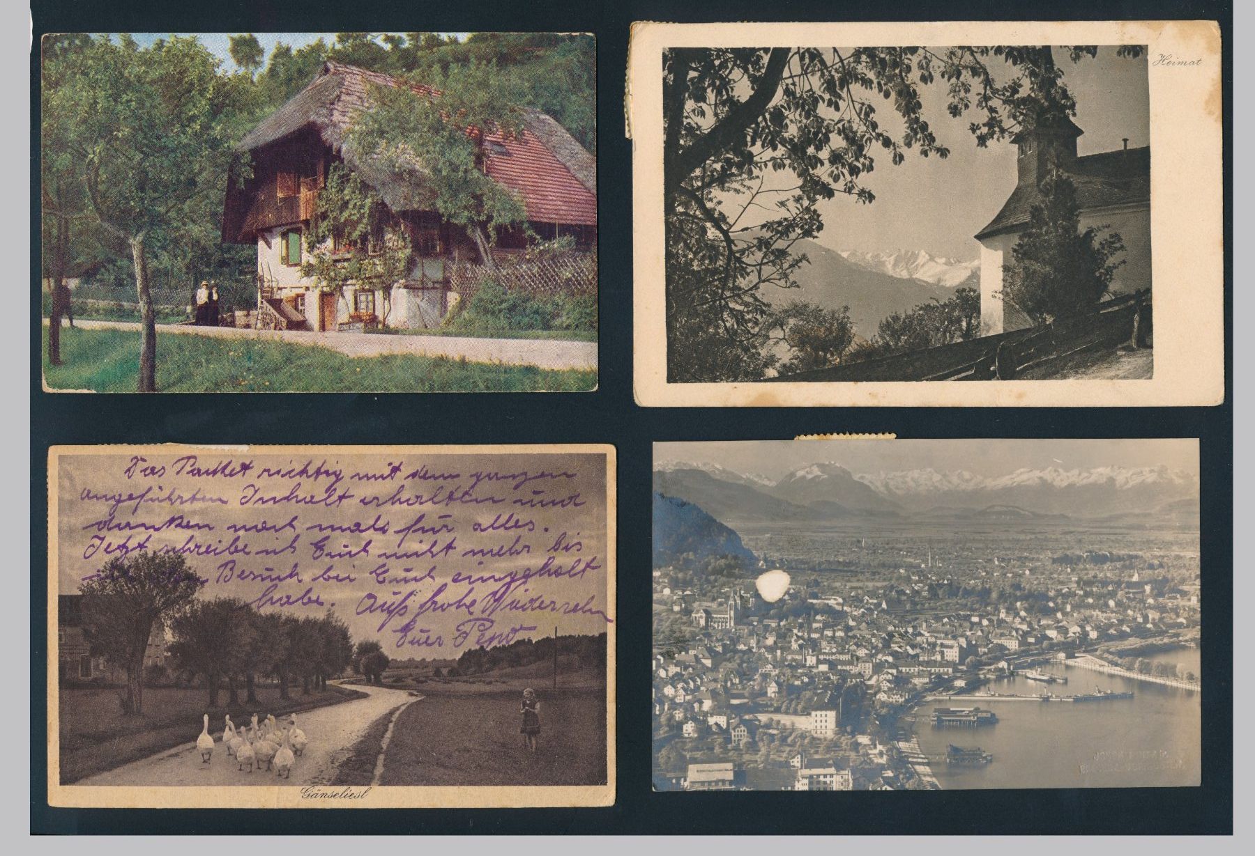 Cartoline postali: 8 AK's Österreich – Usato da Bonau venduto da Profila3 2