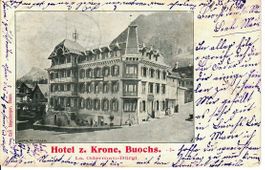 Hotel zur Krone Buochs  1901