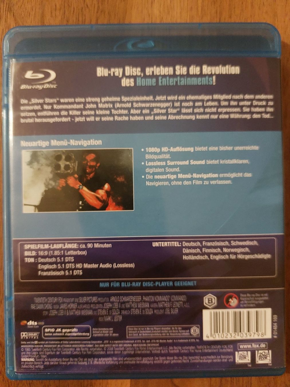 Blu Ray - Phantom Kommando mit Arnold Schwarzenegger (Gebraucht) in ...