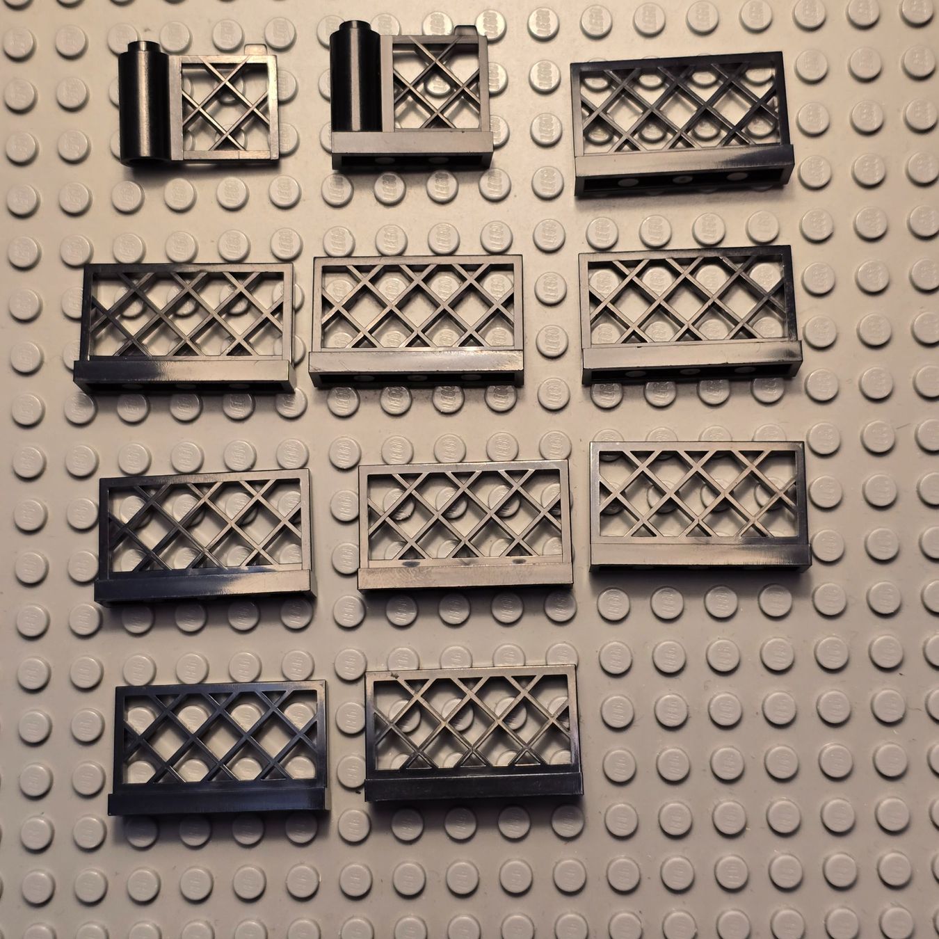 Lego Kit di costruzioni: Lego 11x Zaun schwarz – Usato da Basel venduto da Swi-7621