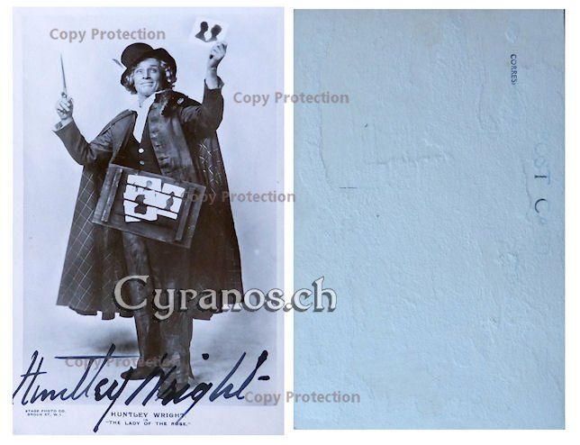 Autogramme: Huntley Wright (1869-1941) Schauspieler - Autogramm – Gebraucht aus Dietikon von immortal-stars