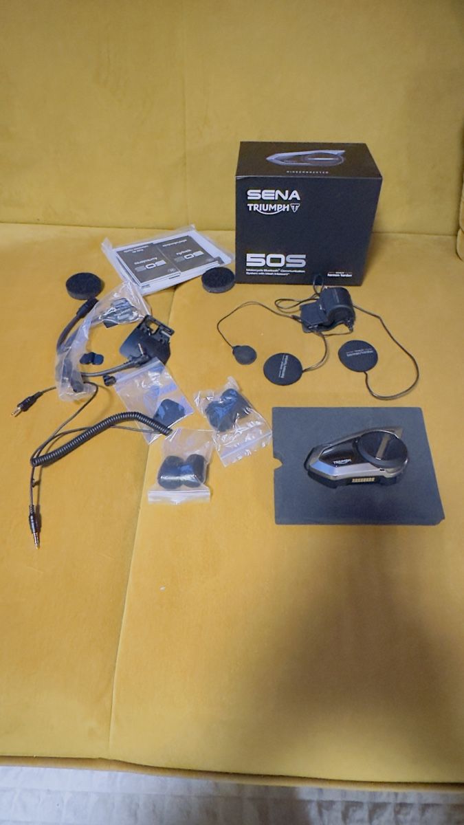 Protezioni & Imbottiture: Sena Triumph 50S Bluetooth Headset Mesh Intercom Set – Usato da Auw venduto da Anndull 1
