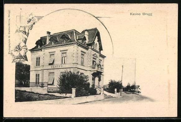 Cartes postales: AK Brugg, Blick auf das Kasino – D'occasion à Berlin par bartko-reher
