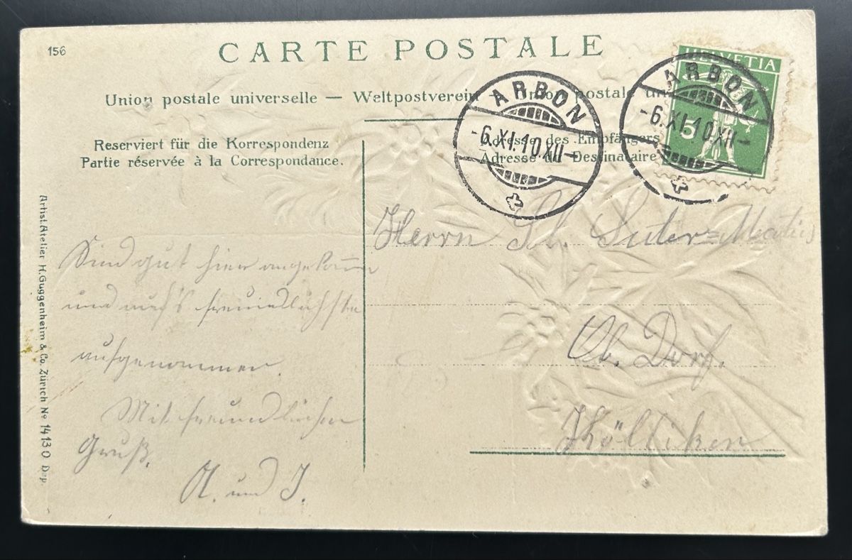 Cartoline postali: Prägekarte Arbon  – Usato da Horw venduto da Tellbub 1