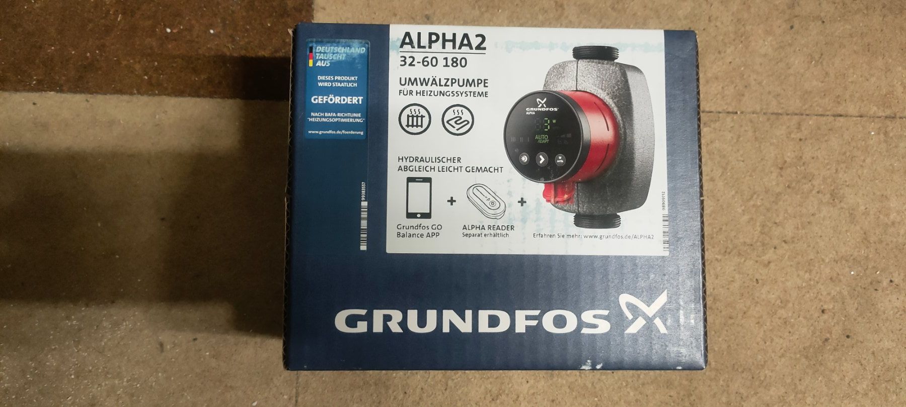 Grundfos Riscaldamento: Heizungspumpe Grundfos Alpha2 32-60 – Nuovo e nell'imballaggio originale da Belp venduto da diNovo
