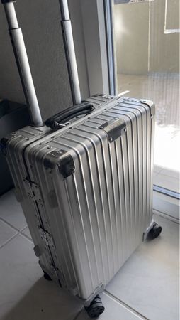 Rimowa Aluminium Koffer silber