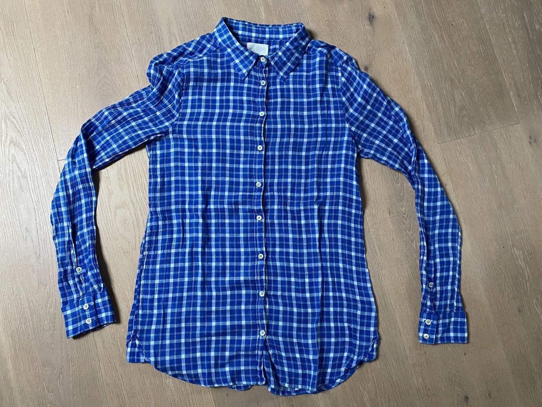 Blusen: Coole blau karierte InWear Bluse Grösse 36 – Gebraucht aus Winkel von Flyhy2020