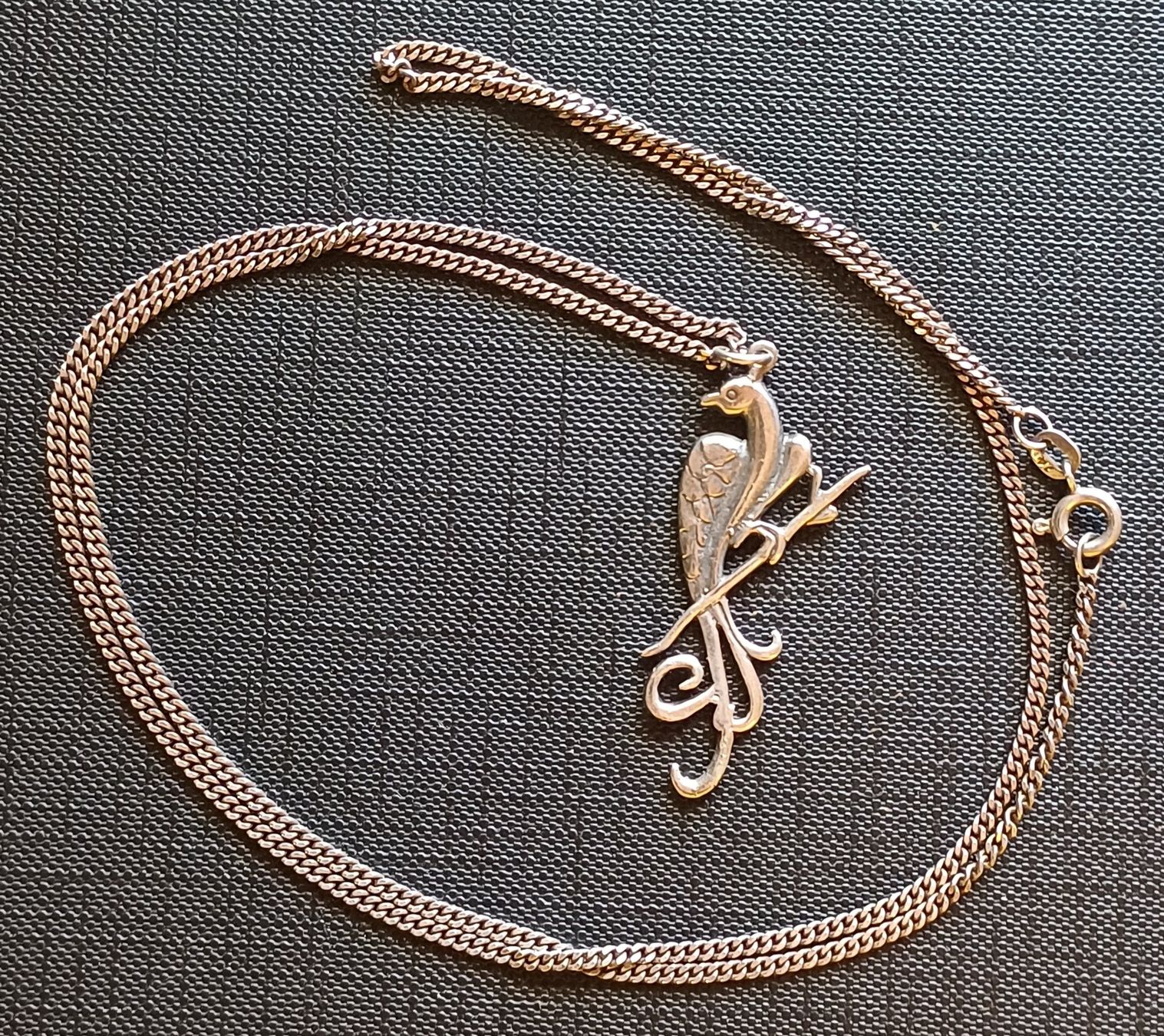 Colliers: 925er Silber VOGEL Kette – D'occasion à Brittnau par simionius