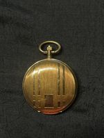 Kleine Taschenuhr vergoldet, mit Quarzwerk