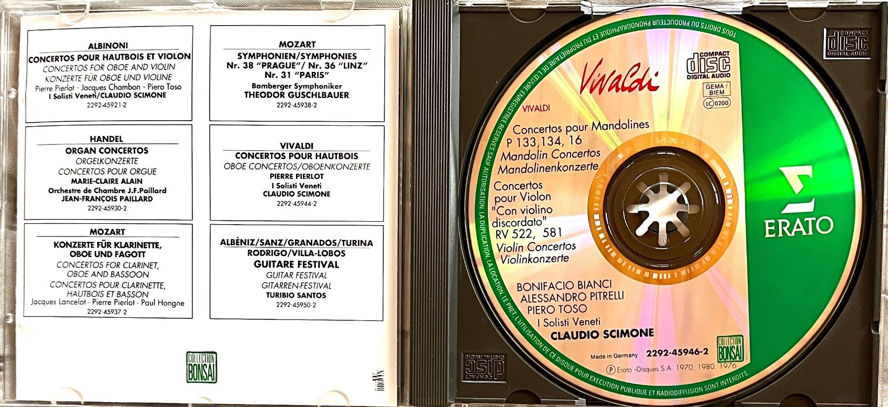 CD: CD Vivaldi - Concertos pour Violon – Usato da Renan BE venduto da johncactus 2