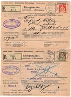 Ganzsache 2x Einzugsmandat - o Ersingen