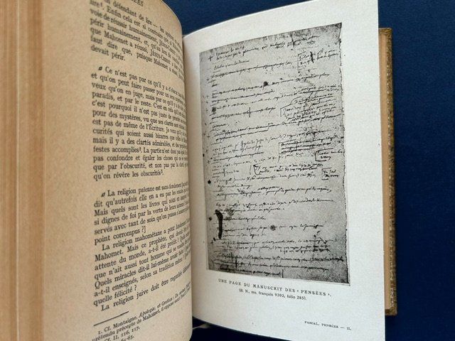 Bücher: Pascal, Les Pensées, Larousse 1926, schönes Exemplar – Gebraucht aus Bern von oregonzwei 6