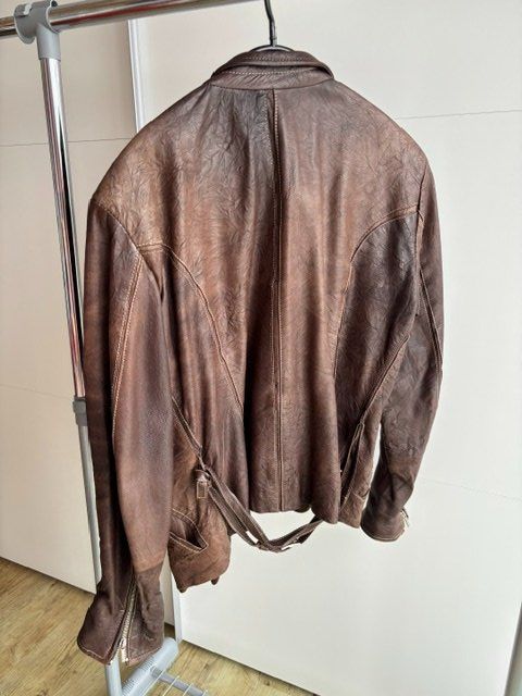 Giacche: Lässige Braune Lederjacke Gr L – Usato da Zihlschlacht venduto da Ceedy 2