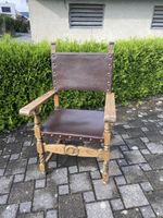 alter schwerer Stuhl (Antik/Nostalgie)
