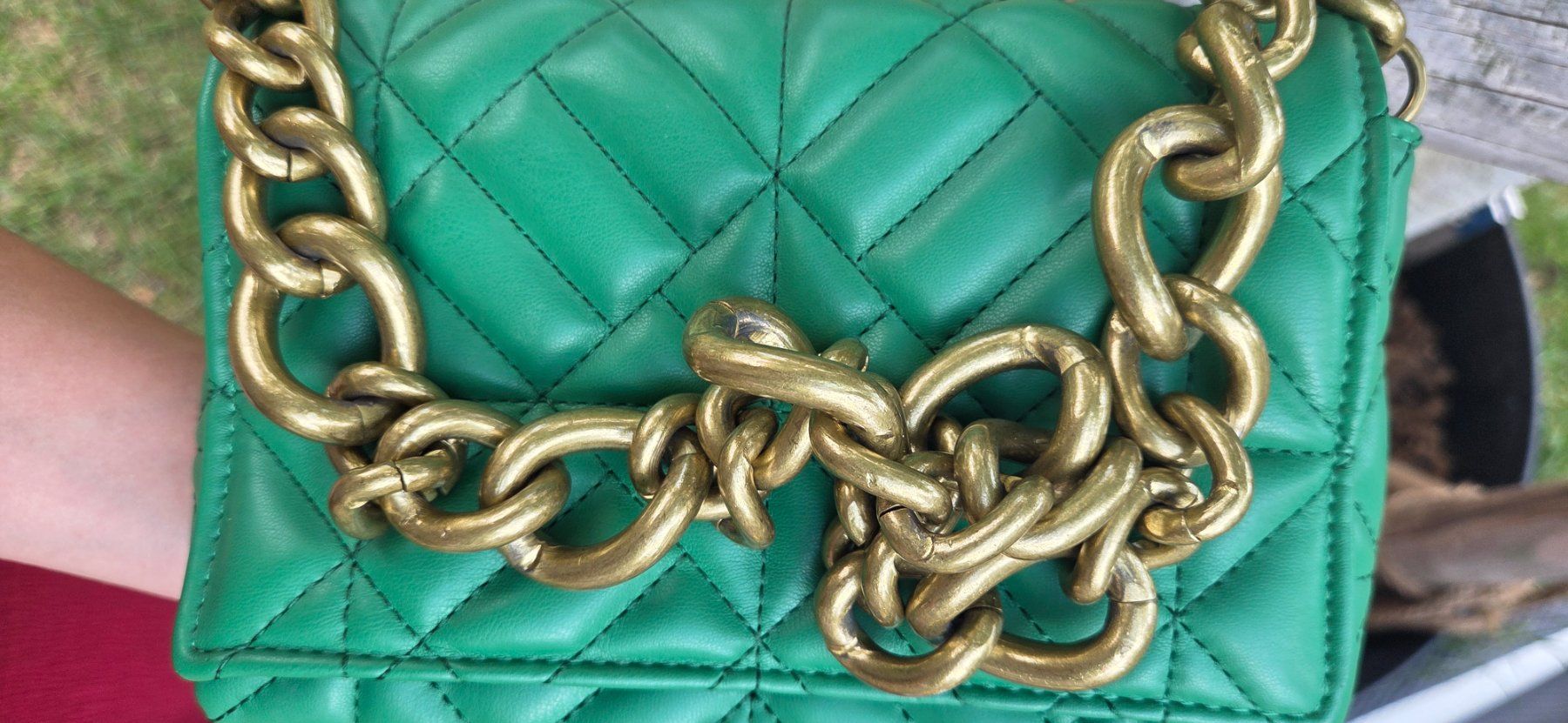 Zara Borse da donna: Green quilted bag – Usato da Zürich venduto da giu_tp6p 4