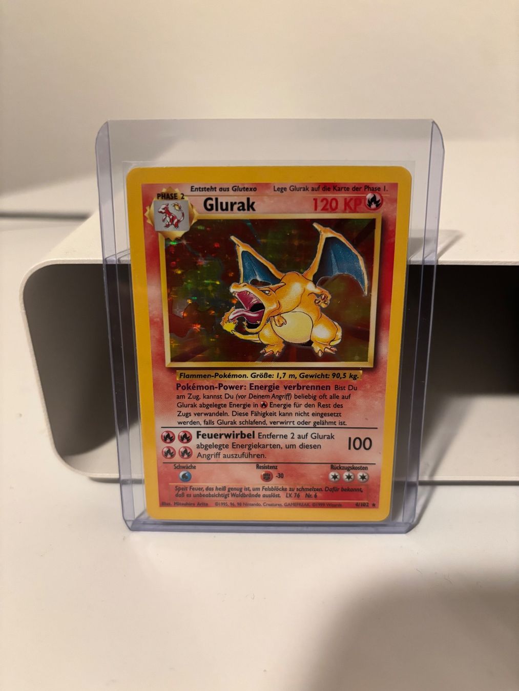 Cartoline: charizard/glurak/dracaufeu base set pokemon card – Usato da Bern venduto da Tihawk