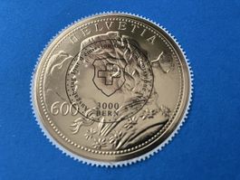 Goldvreneli Blockausschnitt mit ET voll + Zertifikat